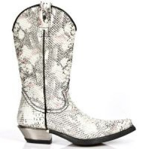  M.7802-C6 PITON BLANCO NEGRO WEST NEGRO ACERO TACON ACERO New Rock M.7802-C6 -  