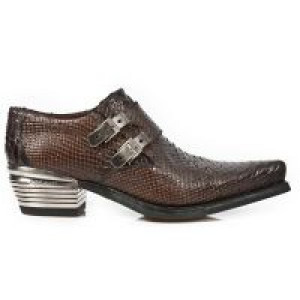  M.7934-C7 PITON MARRON WEST NEGRO ACERO TACON DALLAS ACERO -  1