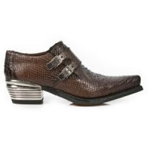  M.7934-C7 PITON MARRON WEST NEGRO ACERO TACON DALLAS ACERO -  2