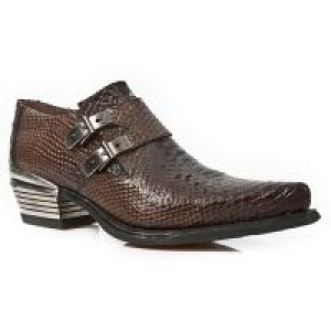  M.7934-C7 PITON MARRON WEST NEGRO ACERO TACON DALLAS ACERO -  3
