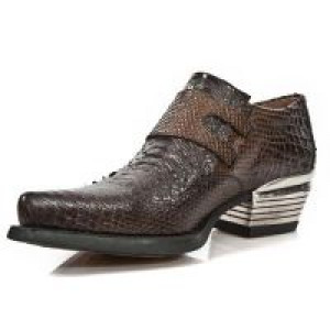  M.7934-C7 PITON MARRON WEST NEGRO ACERO TACON DALLAS ACERO -  5