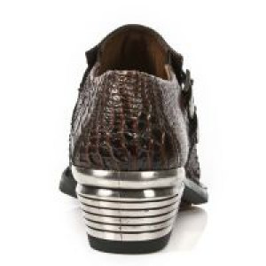  M.7934-C7 PITON MARRON WEST NEGRO ACERO TACON DALLAS ACERO -  6