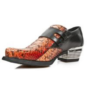  M.7934PT-S11 PYTHON RETICULATUS NARANJA, NOMADA NEGRO, DALLA -  4