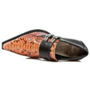  M.7934PT-S11 PYTHON RETICULATUS NARANJA, NOMADA NEGRO, DALLA -  7