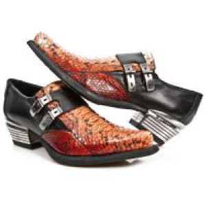  M.7934PT-S11 PYTHON RETICULATUS NARANJA, NOMADA NEGRO, DALLA -  9