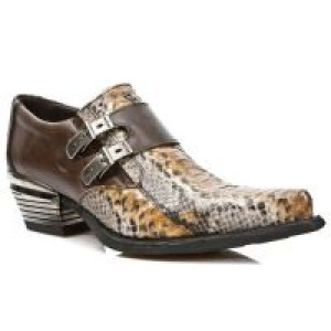  M.7934PT-S15 PYTHON RETICULATUS CUERO, NOMADA MARRON, WEST N -  2