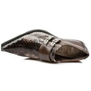  M.7934PT-S7 PYTHON RETICULATUS MARRON, NOMADA MARRON, DALL -  7