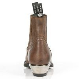  M.7953-C2 CUERO MARRON WEST NEGRO ACERO TACON ACERO -  5