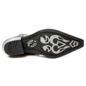  M.7953PT-S1 GRABADO BULL NEGRO-PLATA, WEST NEGRO ACERO T.DAL -  6