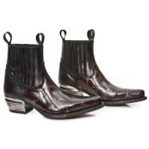  M.7953PT-S2 GRABADO BULL MARRON-ORO, ITALI NEGRO, WEST T.DAL New Rock M.7953PT-S2 -  