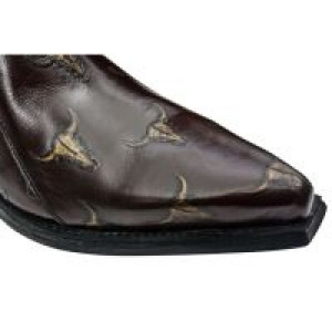 M.7953PT-S2 GRABADO BULL MARRON-ORO, ITALI NEGRO, WEST T.DAL New Rock M.7953PT-S2 -  