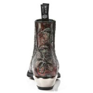  M.7953-S22 VINTAGE FLOWER ROJO, WEST NEGRO-ACERO, T.ACERO -  5
