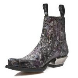  M.7953-S23 VINTAGE FLOWER LILA, VEST NEGRO-ACERO, T.ACERO -  4