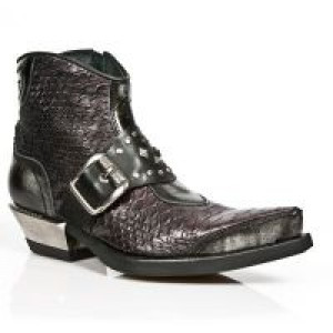  M.7958-C1 PULIK ACERO SERPENTE MAKI LILA ITALI NEGRO WEST NE -  2