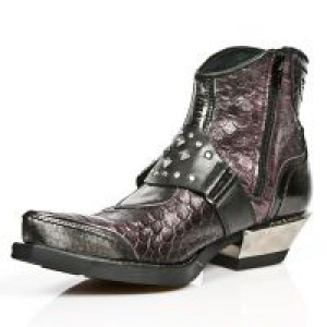  M.7958-C1 PULIK ACERO SERPENTE MAKI LILA ITALI NEGRO WEST NE -  4