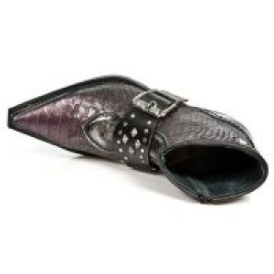  M.7958-C1 PULIK ACERO SERPENTE MAKI LILA ITALI NEGRO WEST NE -  7