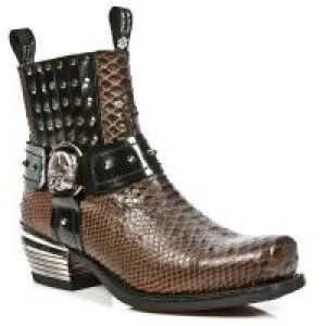  M.7959-S3 PITON MARRON ANTIK NEGRO WEST NEGRO CUADRADO T DAL -  2
