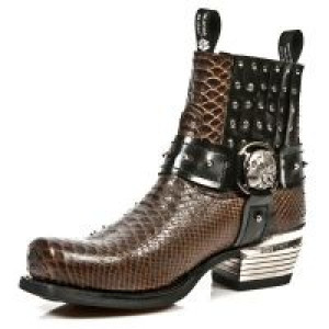  M.7959-S3 PITON MARRON ANTIK NEGRO WEST NEGRO CUADRADO T DAL -  4