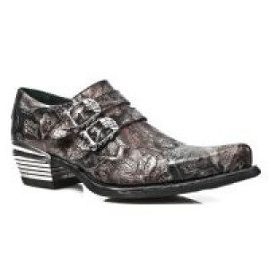  M.7960-C4 VINTAGE FLOWER ROJO WEST NEGRO ACERO TACON DALLAS -  2