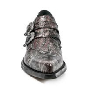  M.7960-C4 VINTAGE FLOWER ROJO WEST NEGRO ACERO TACON DALLAS -  3