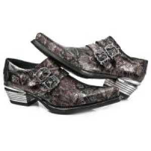  M.7960-C4 VINTAGE FLOWER ROJO WEST NEGRO ACERO TACON DALLAS -  8