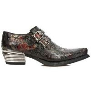  M.7960-S5 VINTAGE-2 FLOWER ROJO, WEST NEGRO ACERO T.DALLAS -  1