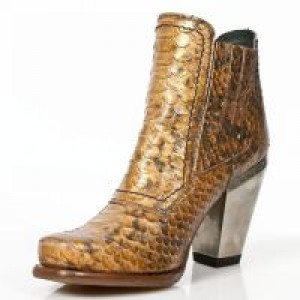  M.7973-R100 SERPENTE CUERO SUELA SPAY MIEL CERCO CUERO T BUL New Rock M.7973-R100 -  