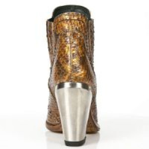  M.7973-R100 SERPENTE CUERO SUELA SPAY MIEL CERCO CUERO T BUL New Rock M.7973-R100 -  