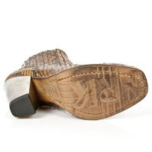  M.7973-R100 SERPENTE CUERO SUELA SPAY MIEL CERCO CUERO T BUL New Rock M.7973-R100 -  