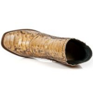  M.7973-R100 SERPENTE CUERO SUELA SPAY MIEL CERCO CUERO T BUL New Rock M.7973-R100 -  