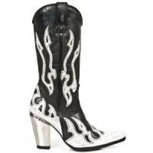  M.7982-C5 PITON METAL BLANCO ITALI NEGRO BULL NEGRO T BULL A New Rock M.7982-C5 -  
