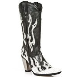  M.7982-C5 PITON METAL BLANCO ITALI NEGRO BULL NEGRO T BULL A New Rock M.7982-C5 -  