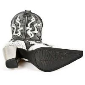  M.7982-C5 PITON METAL BLANCO ITALI NEGRO BULL NEGRO T BULL A New Rock M.7982-C5 -  