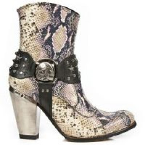  M.7988-R7 PITON DIAMANTE ROSA BUFALO NEGRO SPAY MIEL T BULL New Rock M.7988-R7 -  