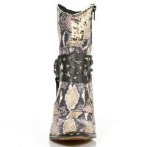  M.7988-R7 PITON DIAMANTE ROSA BUFALO NEGRO SPAY MIEL T BULL New Rock M.7988-R7 -  