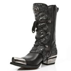  M.7993P-C10 ITALI NEGRO, VINTAGE FLOWER NEGRO, WEST N. T.DAL New Rock M.7993P-C10 -  