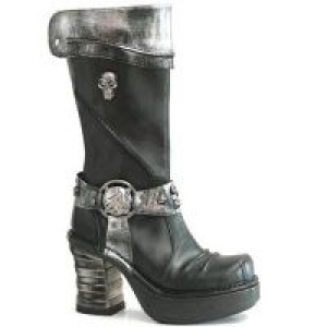  M.8309-C2 ITALI NEGRO BOX PLANE PLATAFORMA NRK NEGRO T BANDA New Rock M.8309-C2 -  
