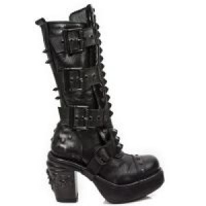  M.8342-C8 ITALI NEGRO, NOMADA NEGRO, CHAROL NEGRO, SKULL OXI New Rock M.8342-C8 -  