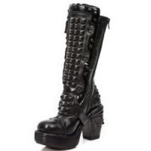  M.8342-C8 ITALI NEGRO, NOMADA NEGRO, CHAROL NEGRO, SKULL OXI New Rock M.8342-C8 -  