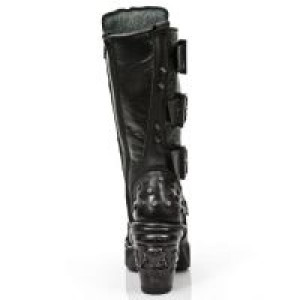  M.8342-C8 ITALI NEGRO, NOMADA NEGRO, CHAROL NEGRO, SKULL OXI New Rock M.8342-C8 -  