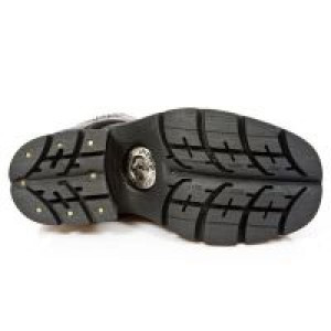  M.8355-S4 VINTAGE FLOWER ROJO, PLANING NEGRO M8 ACERO New Rock M.8355-S4 -  