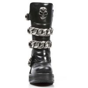  M.8356-S1 ITALI NEGRO, ANTIK NEGRO, PLATF.NRK TACON SKULLL A New Rock M.8356-S1 -  