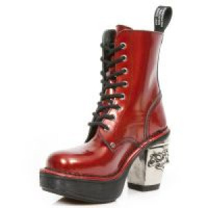  M.8358-C15 ANTIK ROJO PL NEGRO NRK TACON SKULL ACERO -  4
