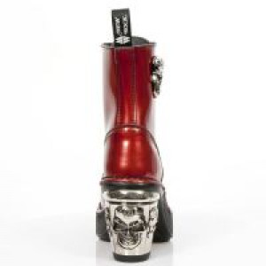  M.8358-C15 ANTIK ROJO PL NEGRO NRK TACON SKULL ACERO -  5