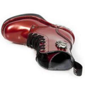  M.8358-C15 ANTIK ROJO PL NEGRO NRK TACON SKULL ACERO -  7
