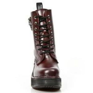  M.8358 ANTIK VINO, PLATAFORMA NEGRO NRK TACON SKULL ACERO New Rock M.8358-S2 -  