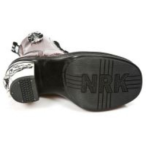  M.8358 ANTIK VINO, PLATAFORMA NEGRO NRK TACON SKULL ACERO New Rock M.8358-S2 -  