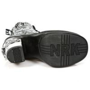  M.8358-S4 OAKNUTS GRAFITO-PLATA, PLATAF.NEGRO TACON SKULL AC New Rock M.8358-S4 -  