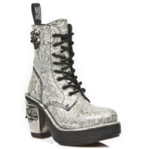  M.8358-S5 OAKNUTS BLANCO-ORO, PLATAF NEGRO TACON SKULL ACERO New Rock M.8358-S5 -  