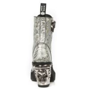  M.8358-S5 OAKNUTS BLANCO-ORO, PLATAF NEGRO TACON SKULL ACERO New Rock M.8358-S5 -  